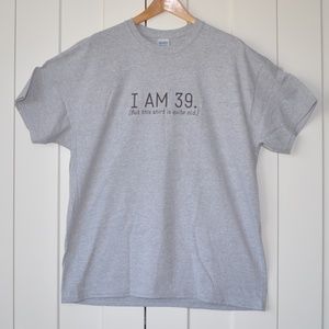 Birthday gag gift T-shirt XL Men's